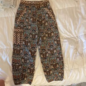 Anthropologie Velvet Cargo Pants